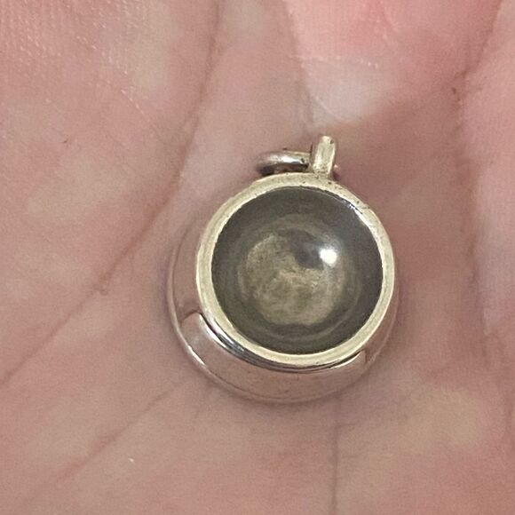 James Avery Retired Engravable Dog Bowl Charm - Picture 2 of 3